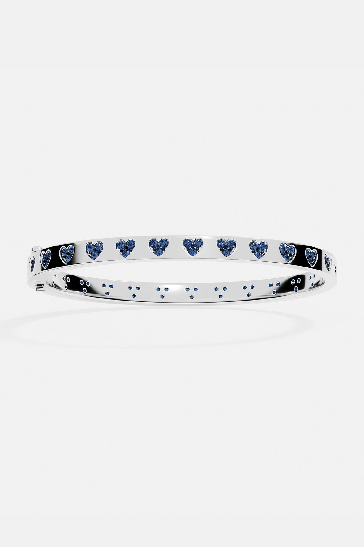 Blue Heart Bracelet 925 on sale Design, Luxury Accessories, Fashion Bracelet - Gift For Her