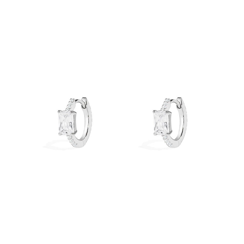 Éclat Pavé Hoop Earrings Apm Monaco