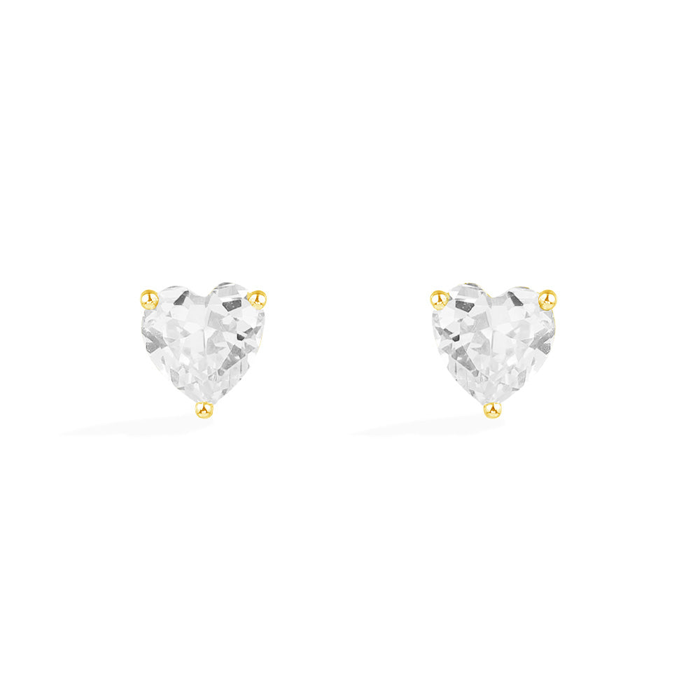 Heart Stud Earrings APM Monaco