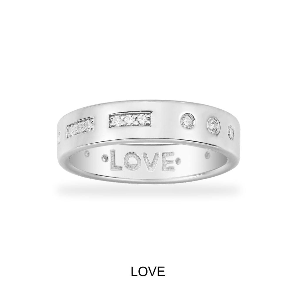 LOVE Morse Code Ring APM Monaco