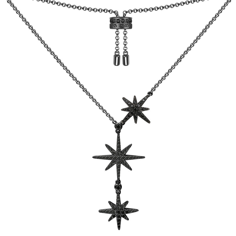 Triple Météorites Adjustable Necklace – APM Monaco
