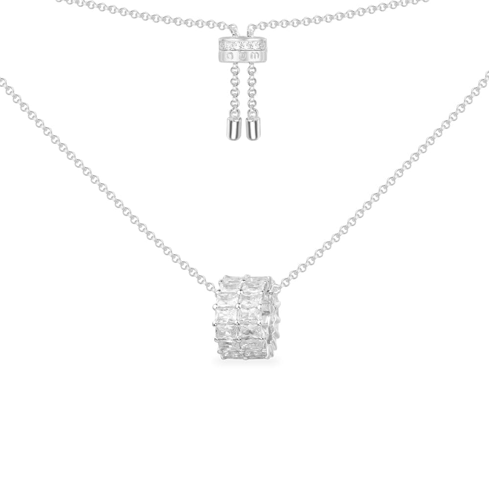 Eclat Adjustable Necklace with Double Row Ring – APM Monaco