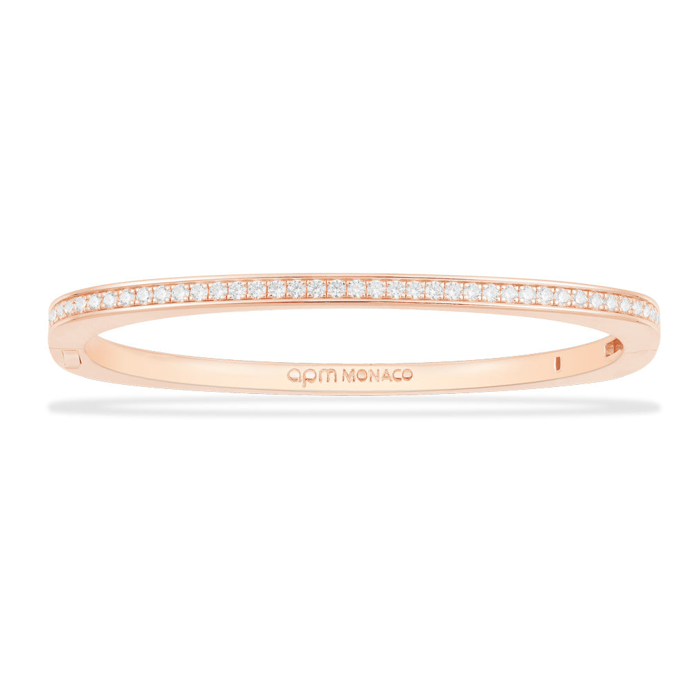 Cartier Cross Love Bracelet Pink Gold & White Gold with Pave
