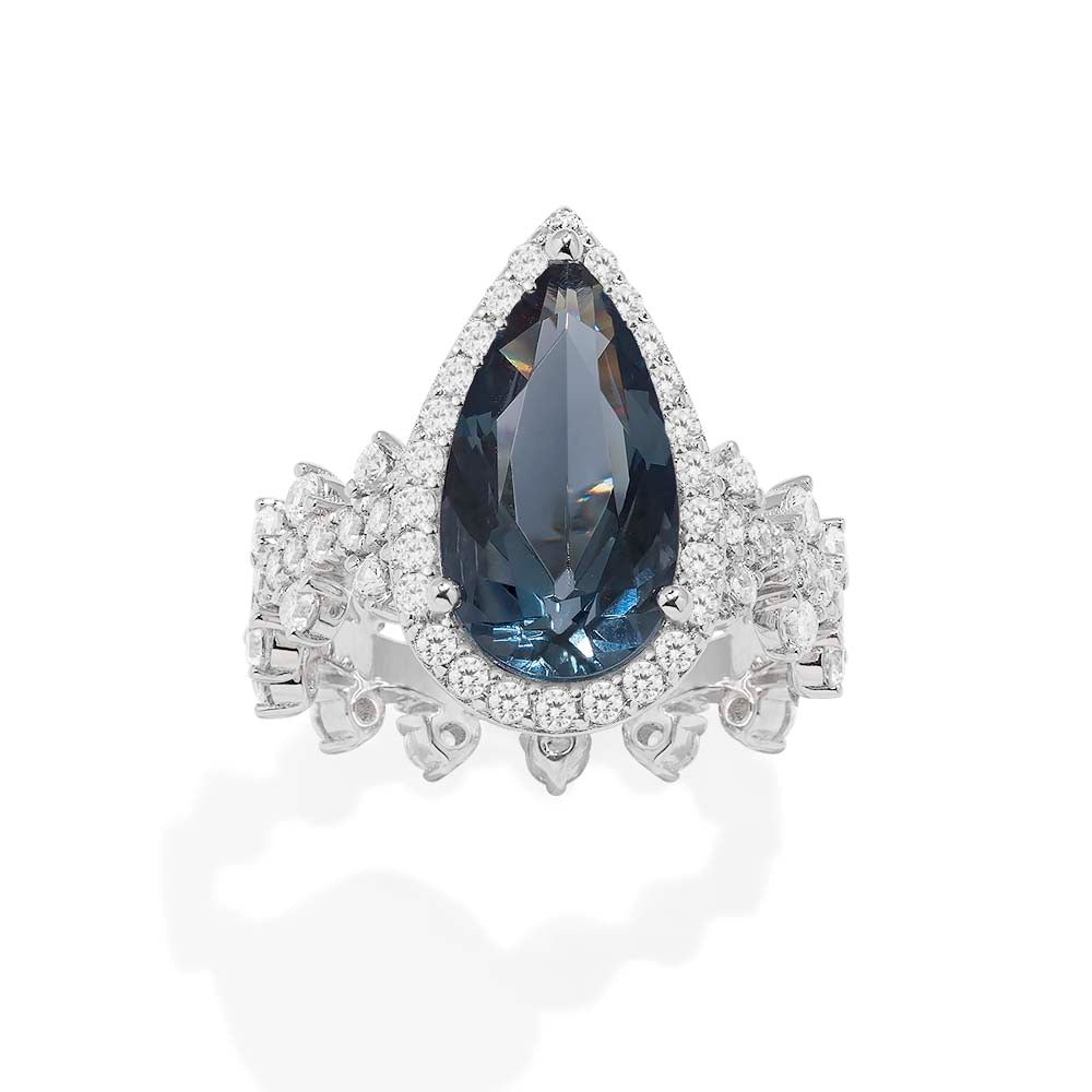 Blue Drop Pavé Ring - APM Monaco