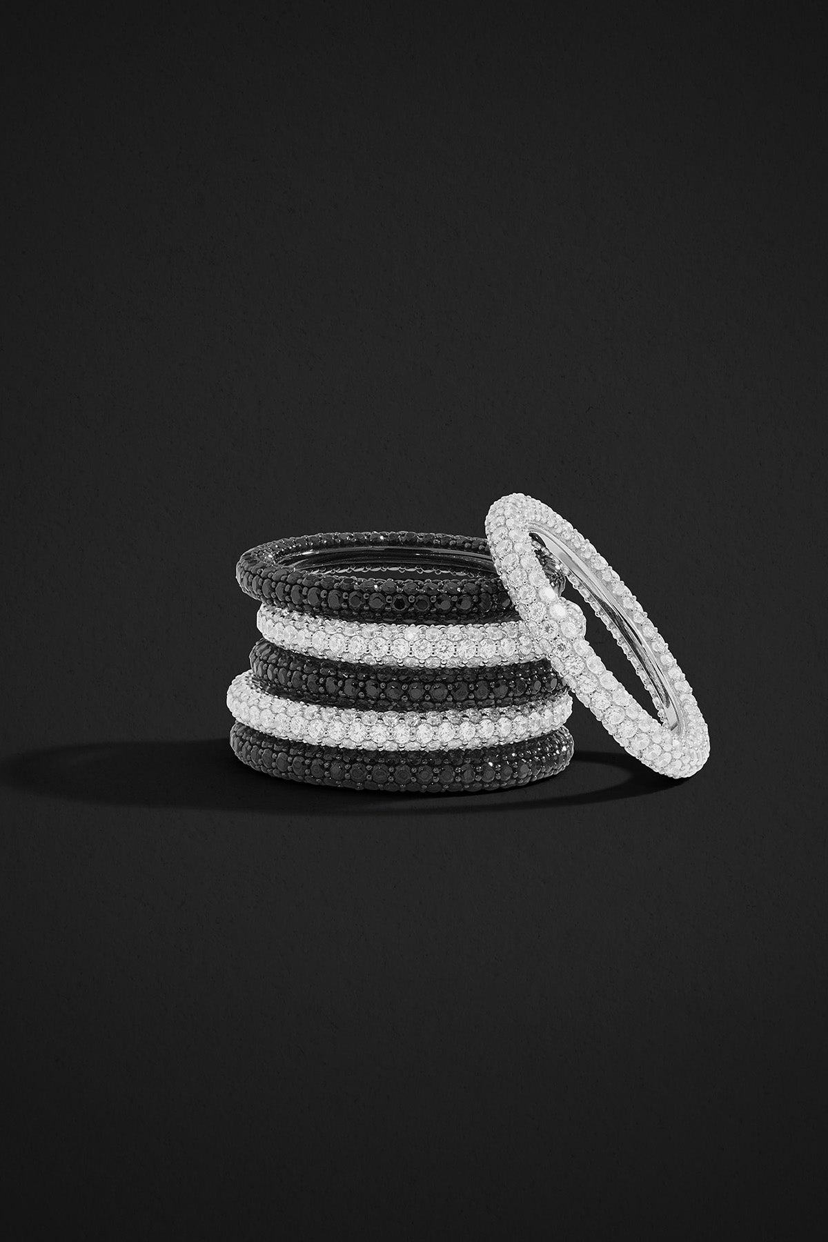 APM Monaco Pave Ring in Silver