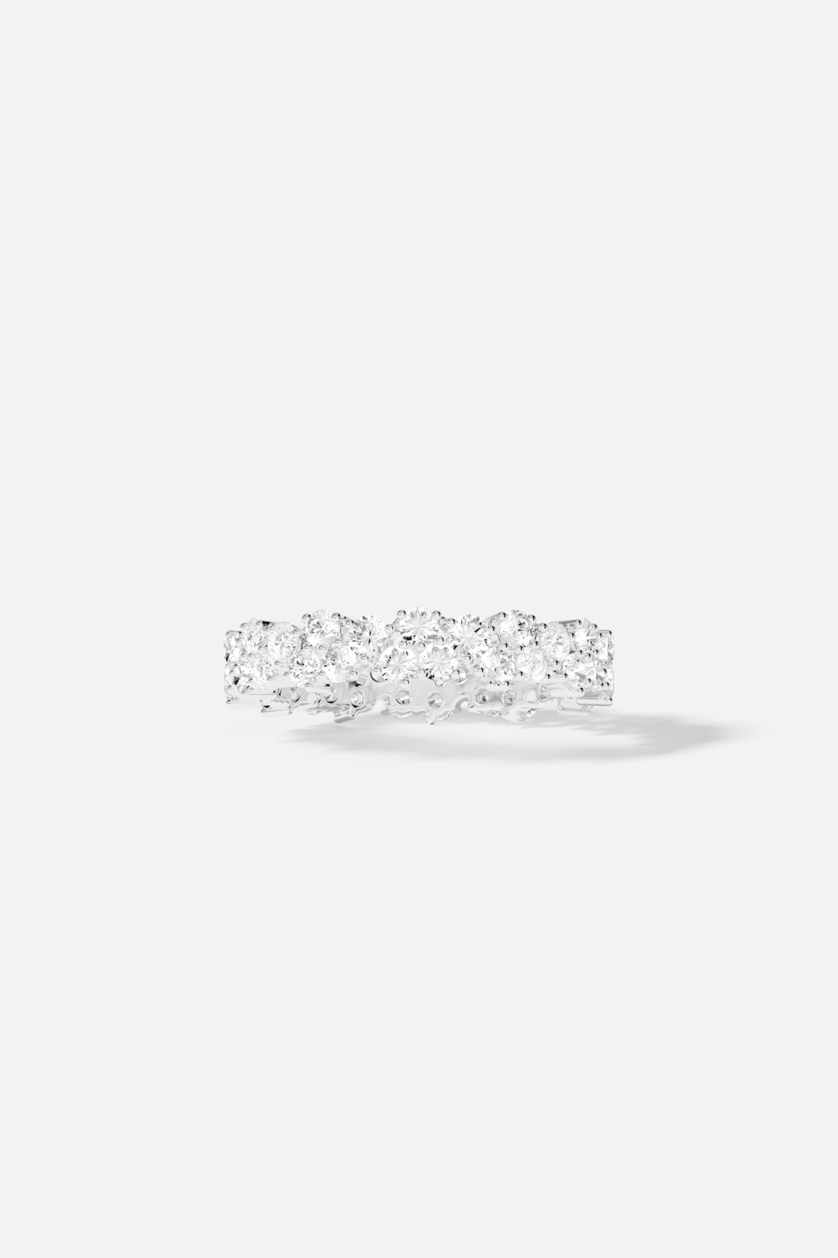 APM Monaco Pavé Ring in Silver