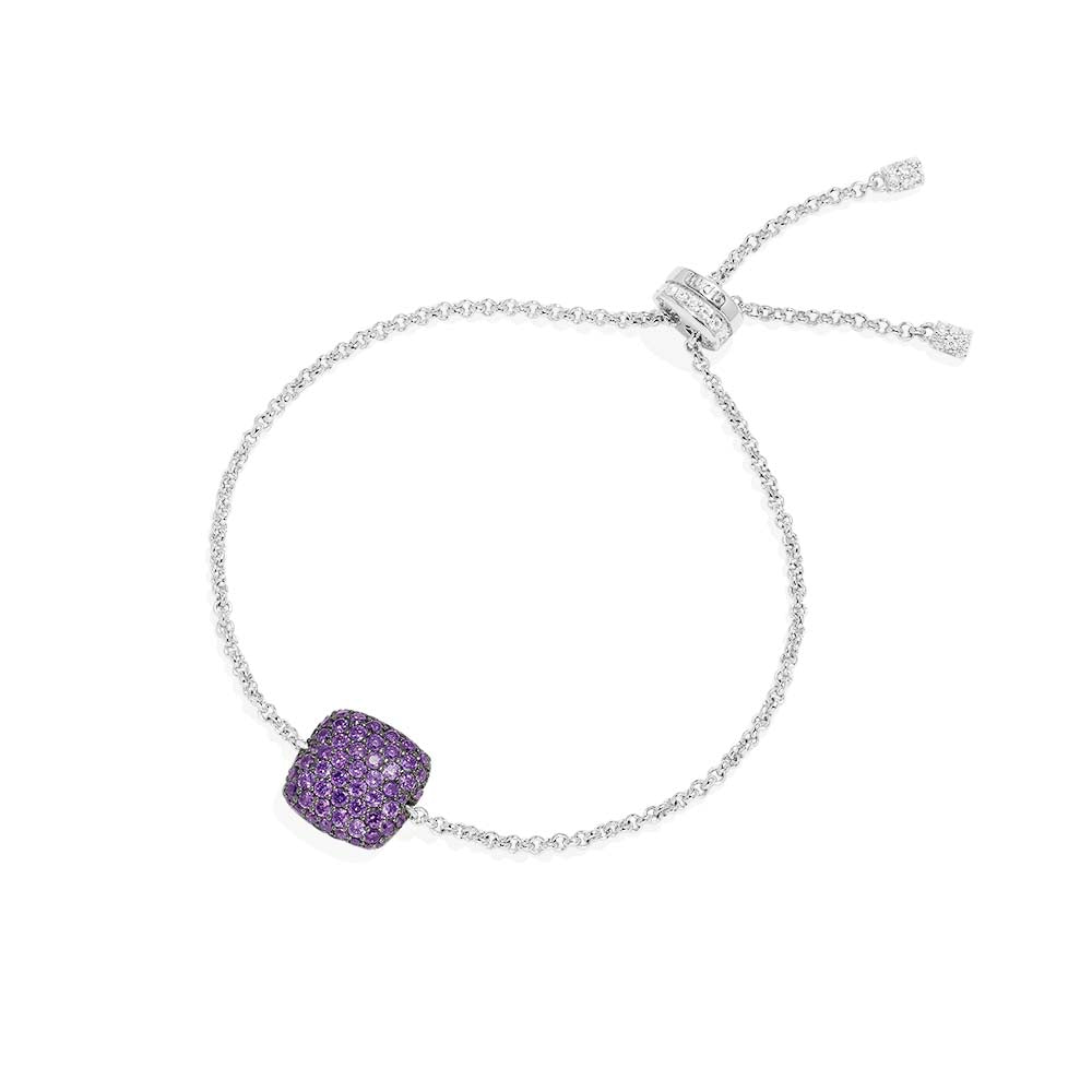 Purple Square Adjustable Bracelet - APM Monaco
