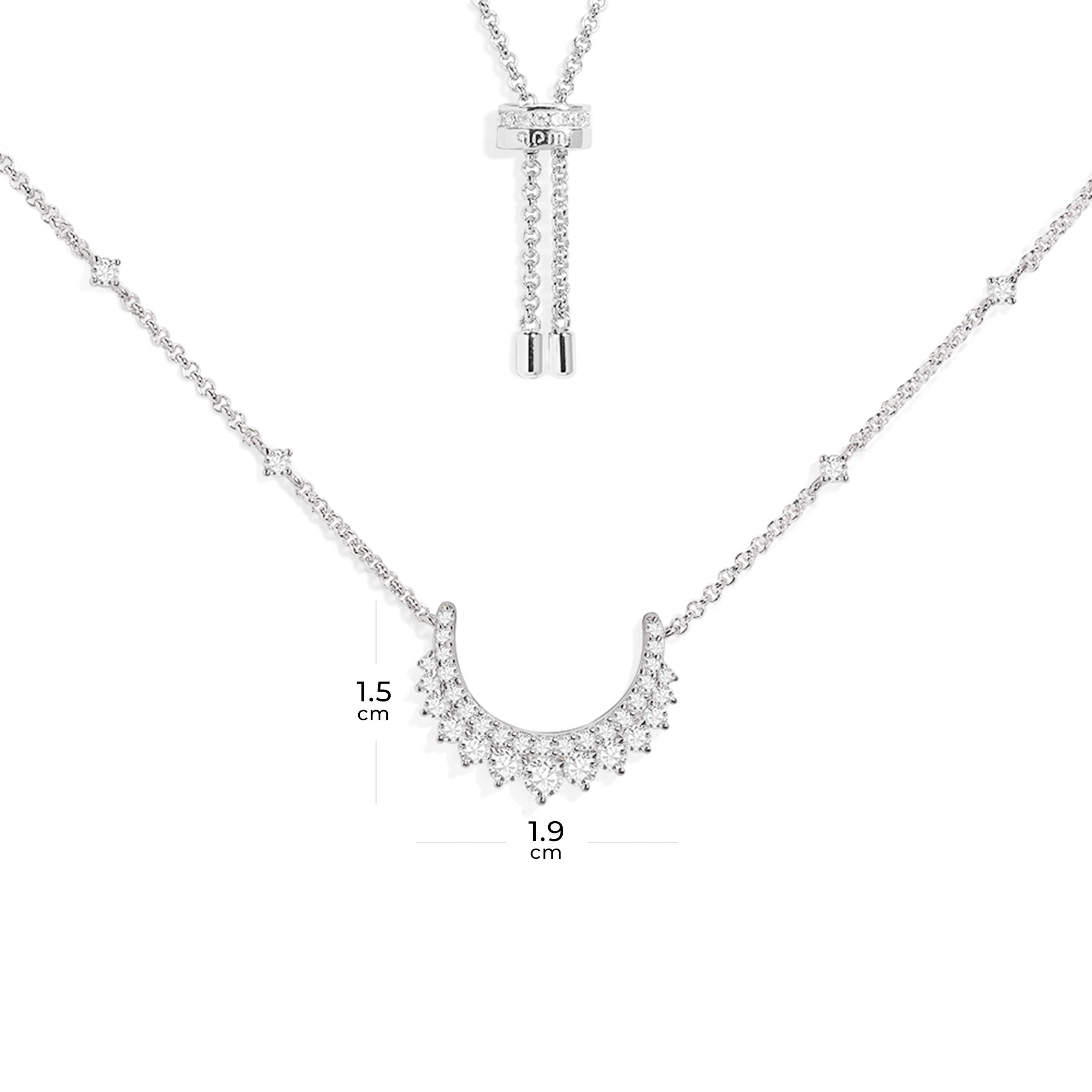 Lune Adjustable Necklace - APM Monaco