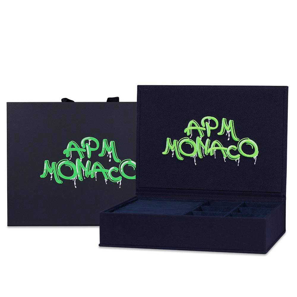 Large Green APM Monaco Graffiti Jewelry Box - APM Monaco
