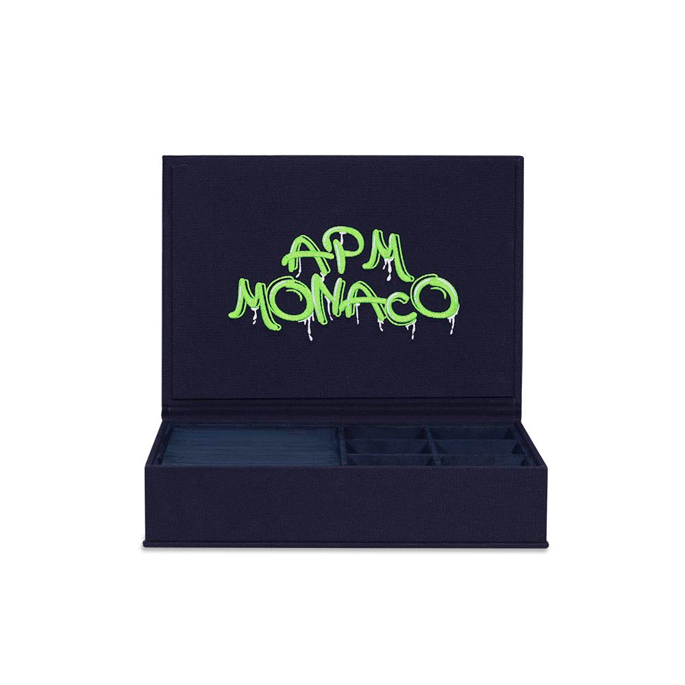 Large Green APM Monaco Graffiti Jewelry Box - APM Monaco