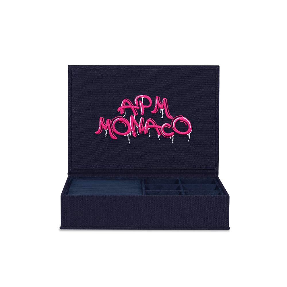 Large Pink APM Monaco Graffiti Jewelry Box - APM Monaco