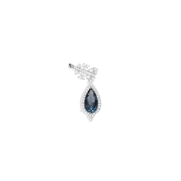 Single Blue Drop Ear Cuff APM Monaco