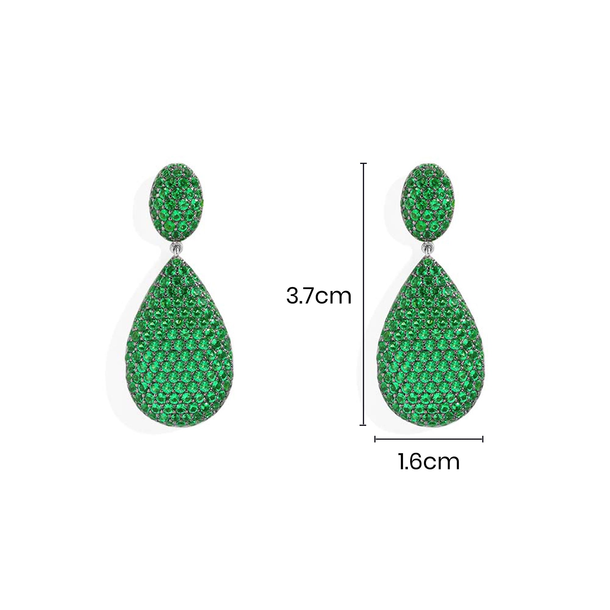 Green Drop Earrings - APM Monaco