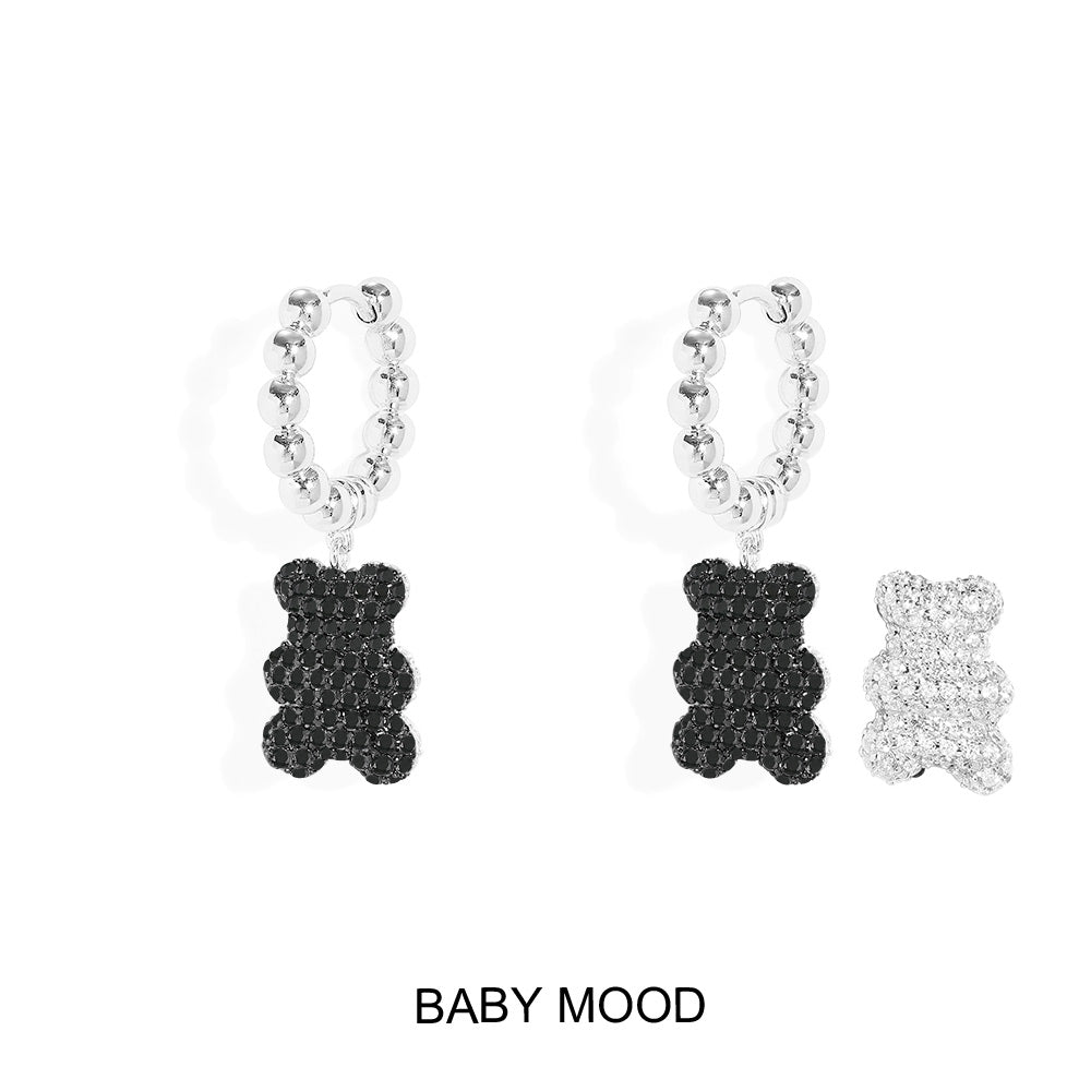 Baby Mood Yummy Bear Hoop Earrings - APM Monaco