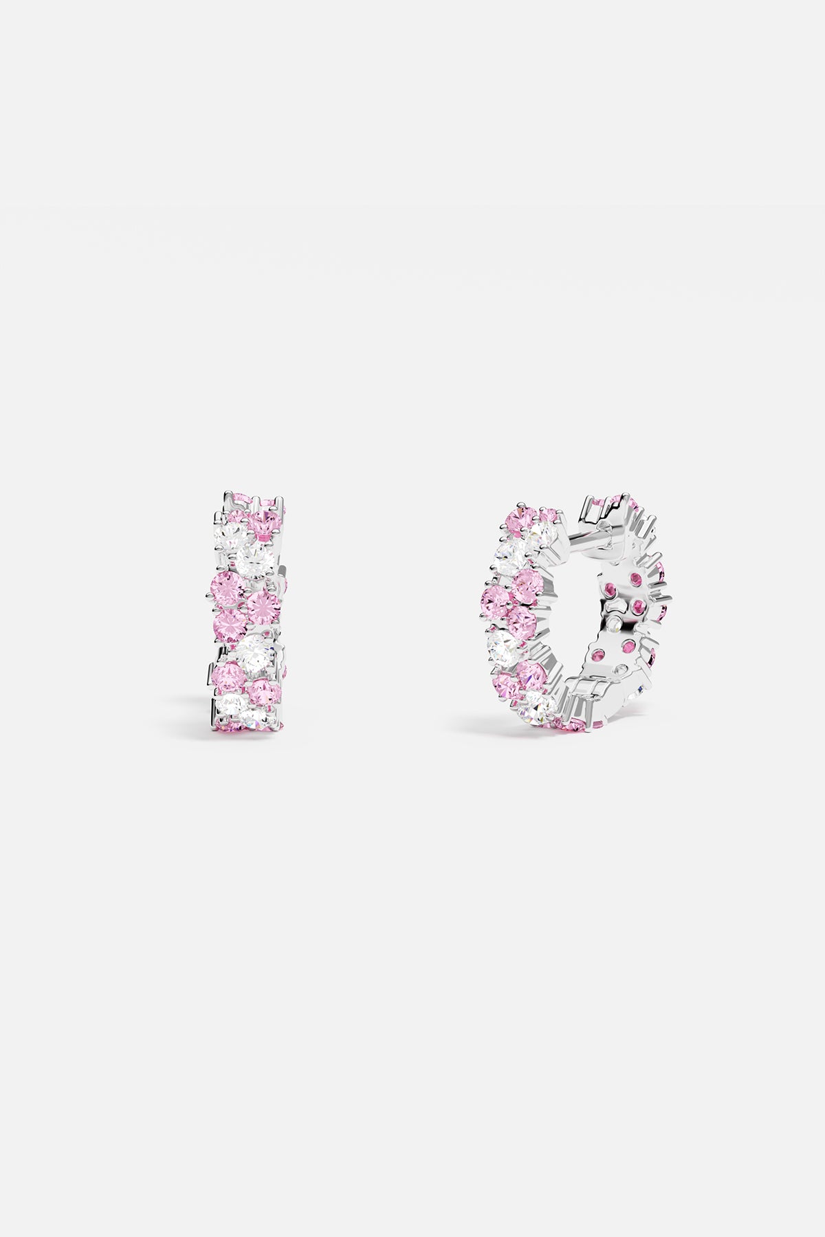 Pavé Huggie Earrings