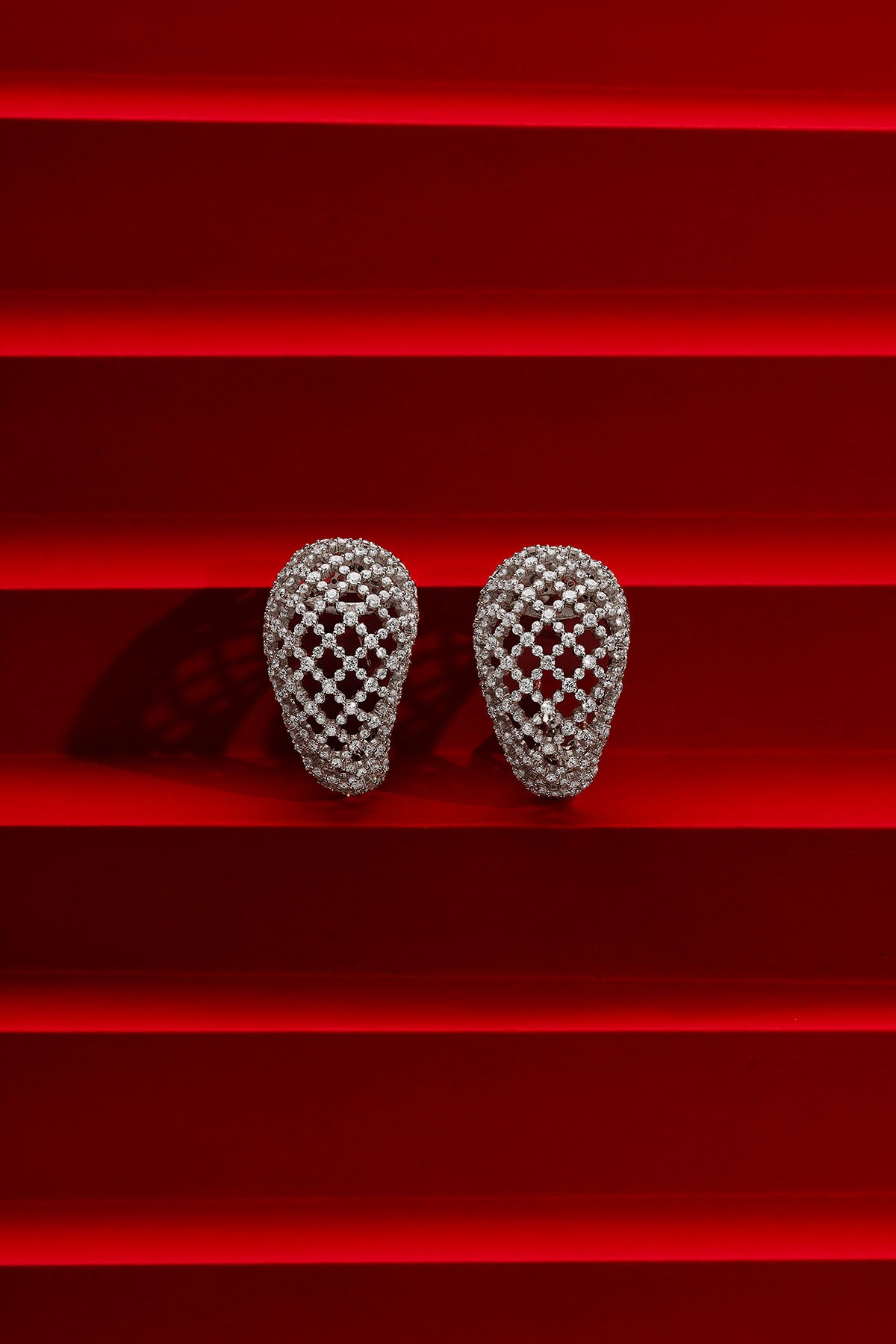 Pendientes Pavé maille rivet