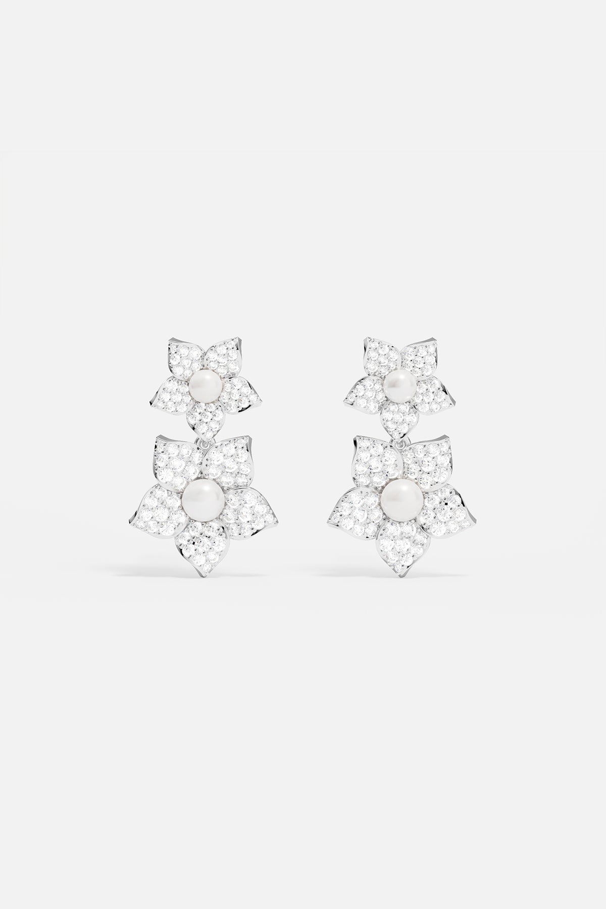 Pearl Blossom Earrings