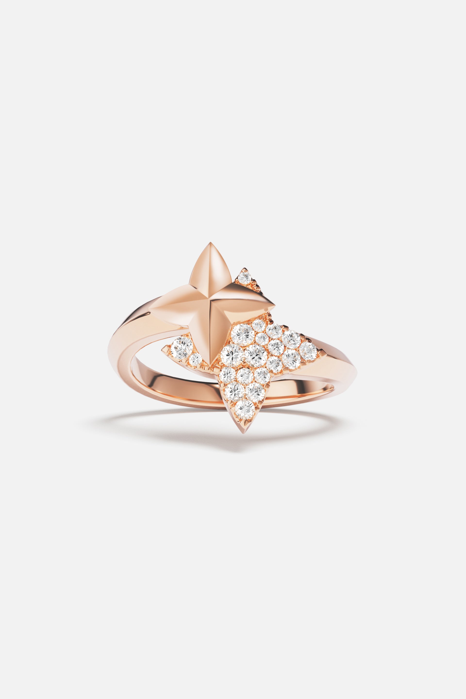 Météorites Rose Gold Ring