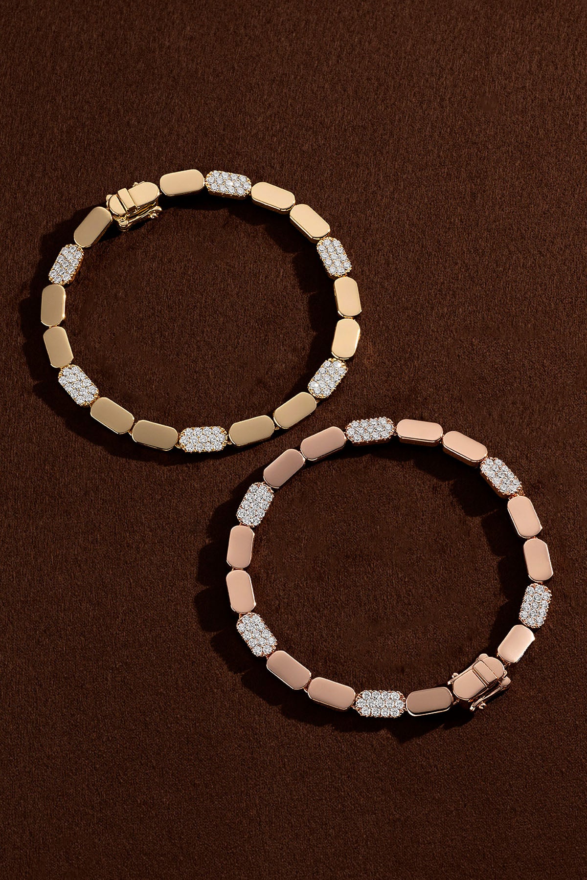 APM Monaco Dainty Rose Gold Bracelet in Rose Gold