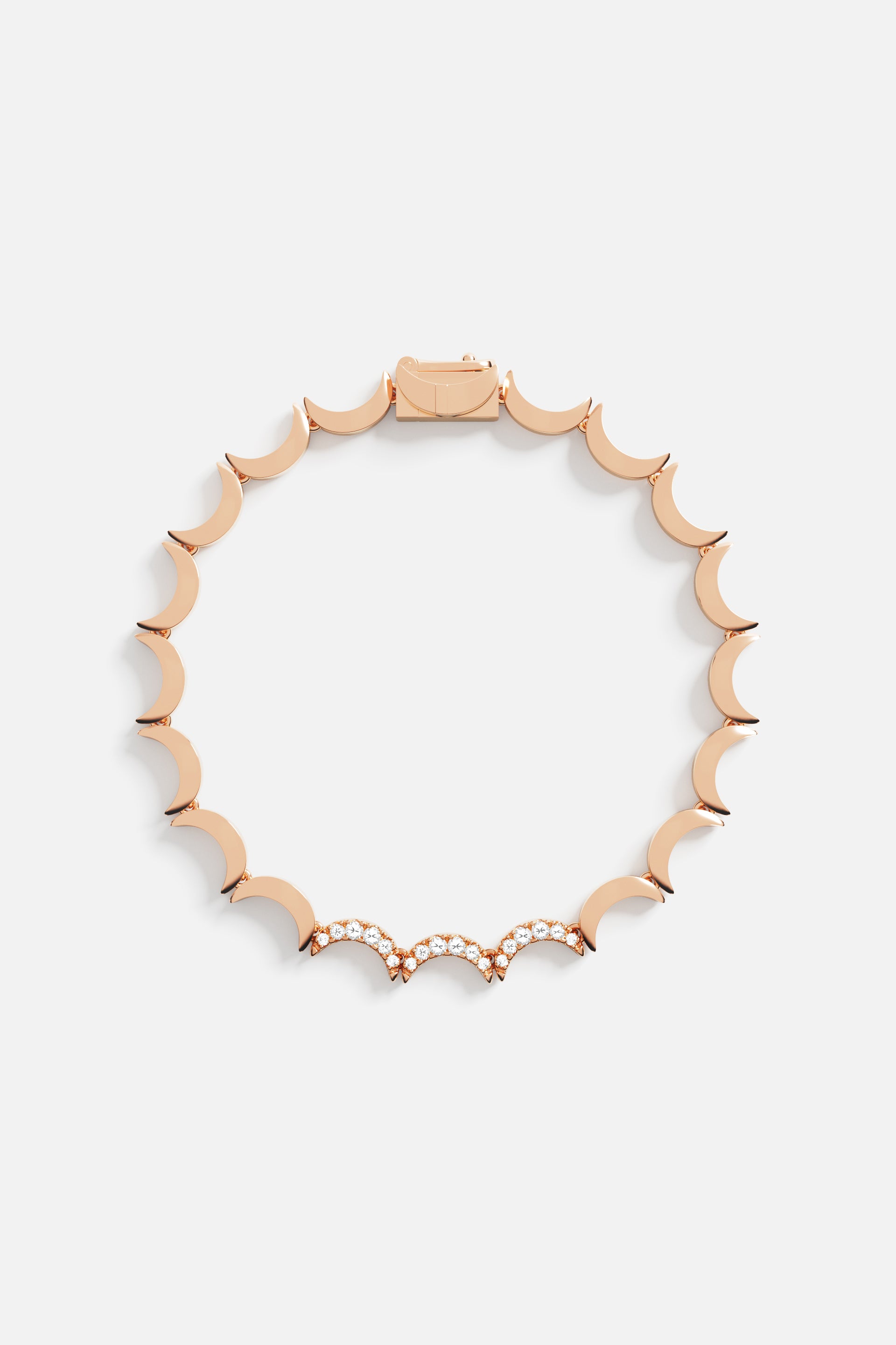 Wavy Armband Aus Roségold