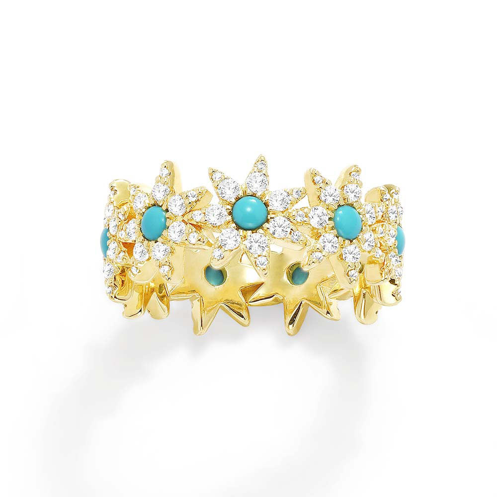 Embellished Sun Ring - APM Monaco