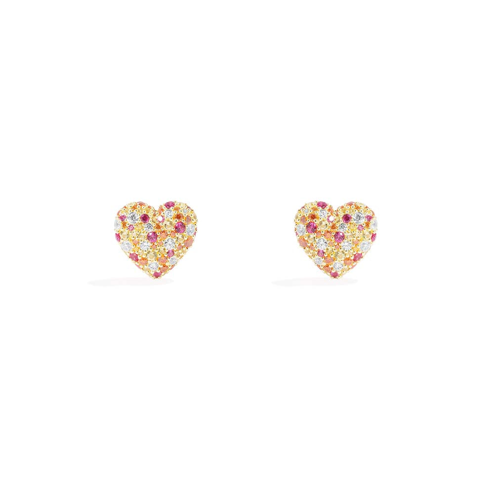 Multicolor Heart Earrings - APM Monaco