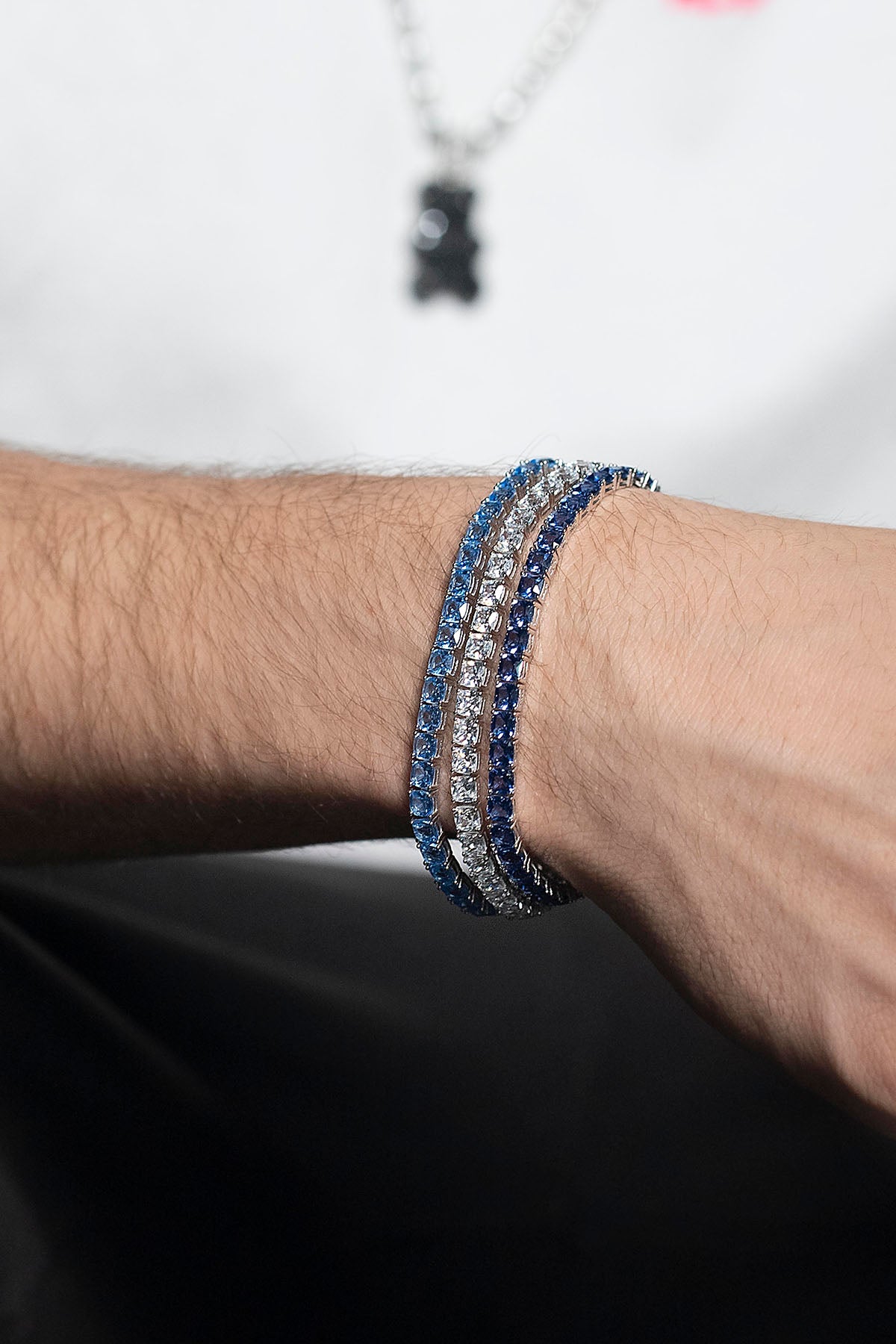 Pulsera Cuadrada Azul Laguna