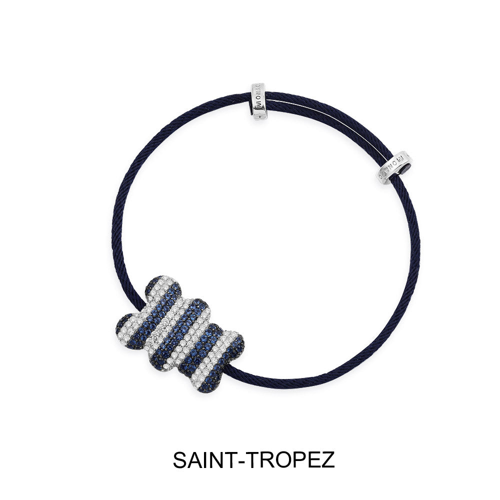 Saint-Tropez Yummy Bear Nylon Adjustable Bracelet - APM Monaco