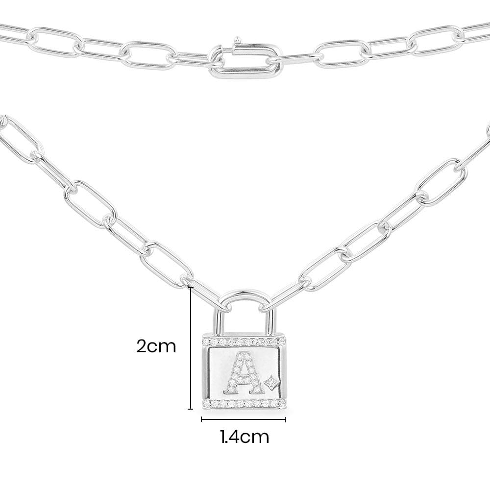 Alphabet Lock Necklace - APM Monaco