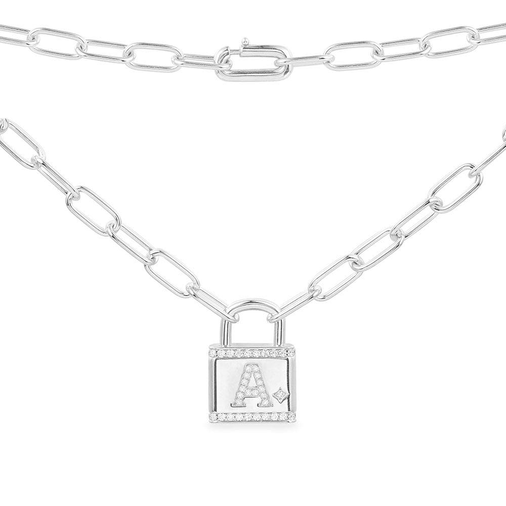 Alphabet Lock Necklace APM Monaco