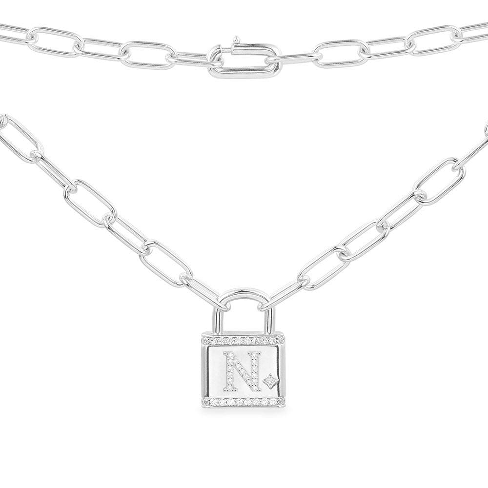 Alphabet Lock Necklace - APM Monaco