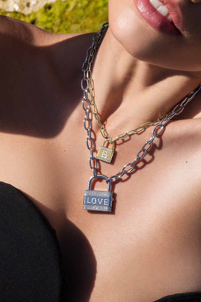 Alphabet Lock Necklace – APM Monaco