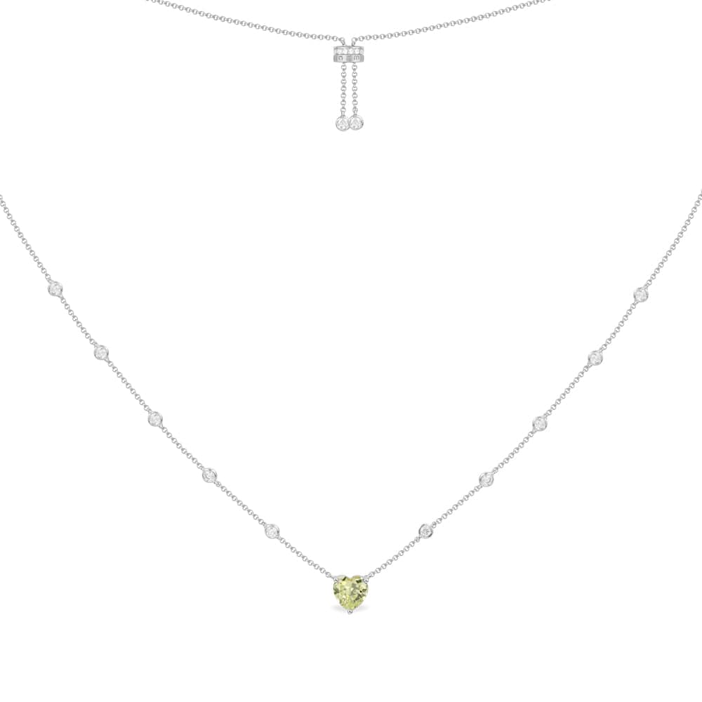 Green Heart Adjustable Necklace - APM Monaco