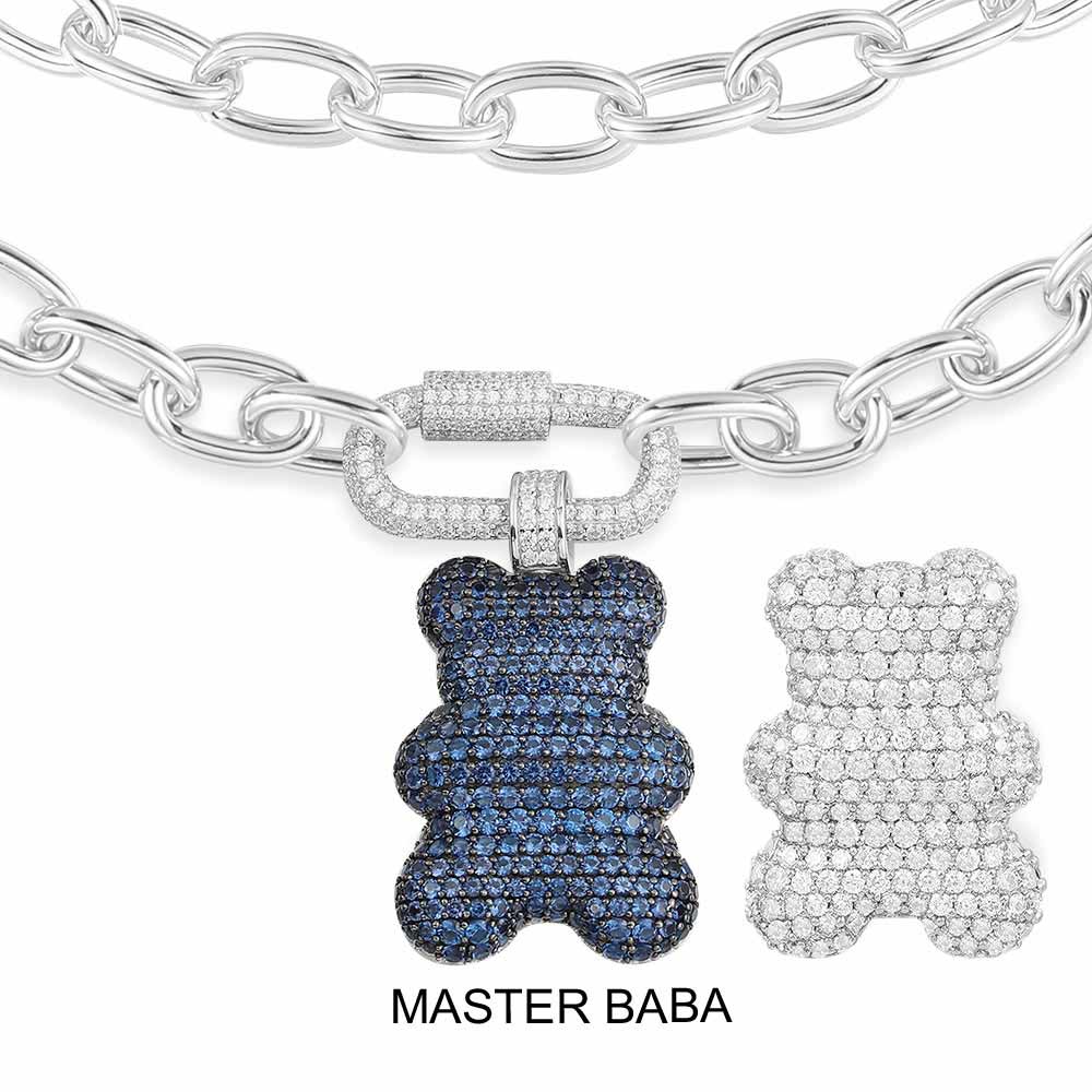 Master Baba Yummy Bear Adjustable Chain Necklace - APM Monaco