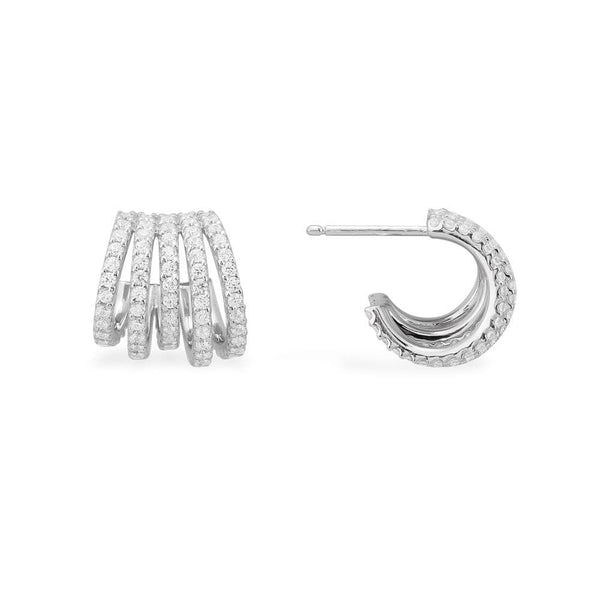 Five Hoop Earrings APM Monaco