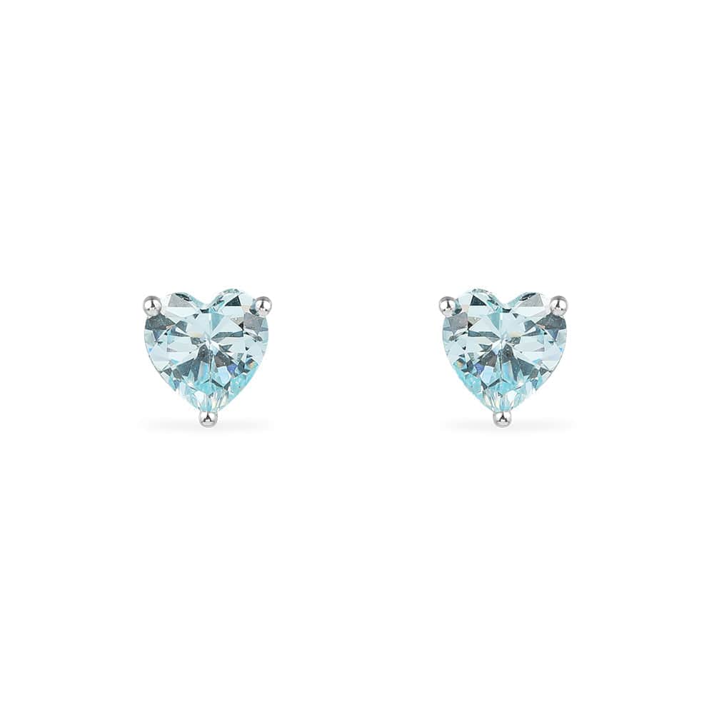 Blue Heart Stud Earrings - APM Monaco