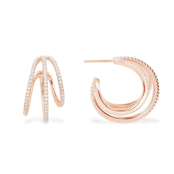 Triple Hoop Earrings APM Monaco