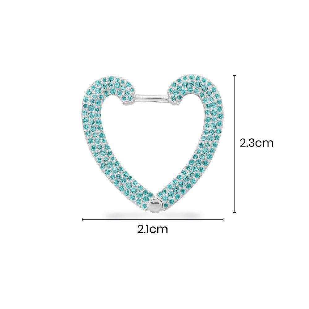 Single Lagoon Heart Earring - APM Monaco